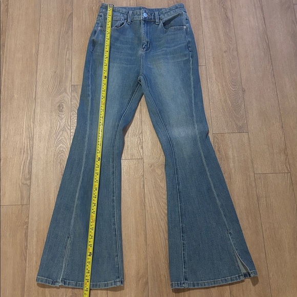 Classic Blue Flared Women's Jeans-26 - Picture 2 of 12